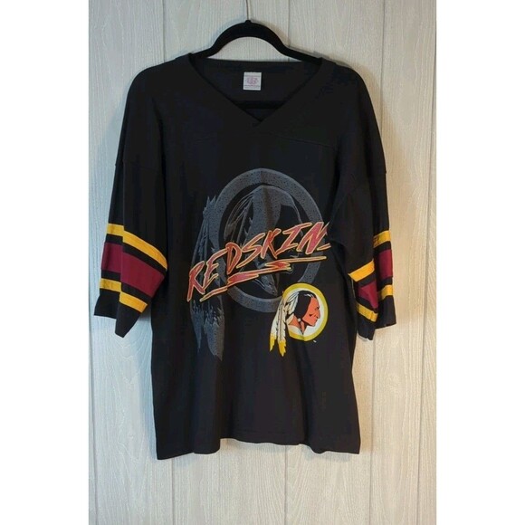 VTG Washington Redskins GTS V-neck Tshirt Jersey Sz XL - Picture 1 of 6